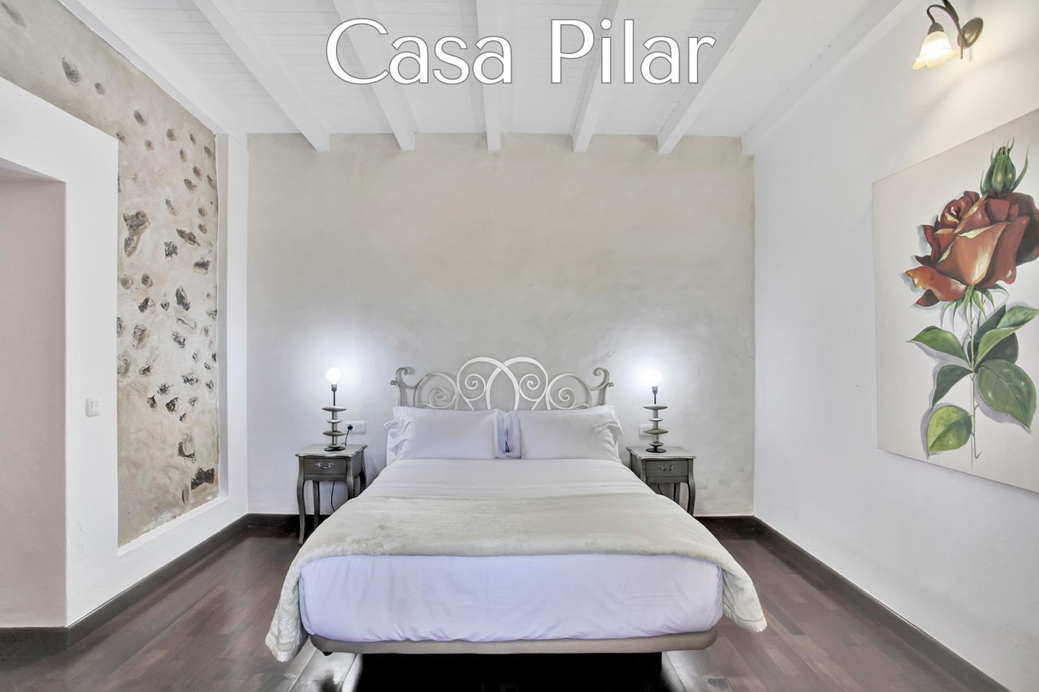 Casa Pilar, Aurora Y Tarabilla En Finca Ecologica Teguitar エクステリア 写真