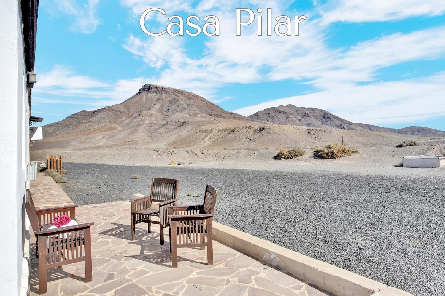 Casa Pilar, Aurora Y Tarabilla En Finca Ecologica Teguitar エクステリア 写真